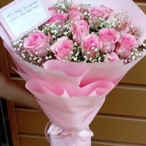 Baby Pink Bouquet - SF Pakistan