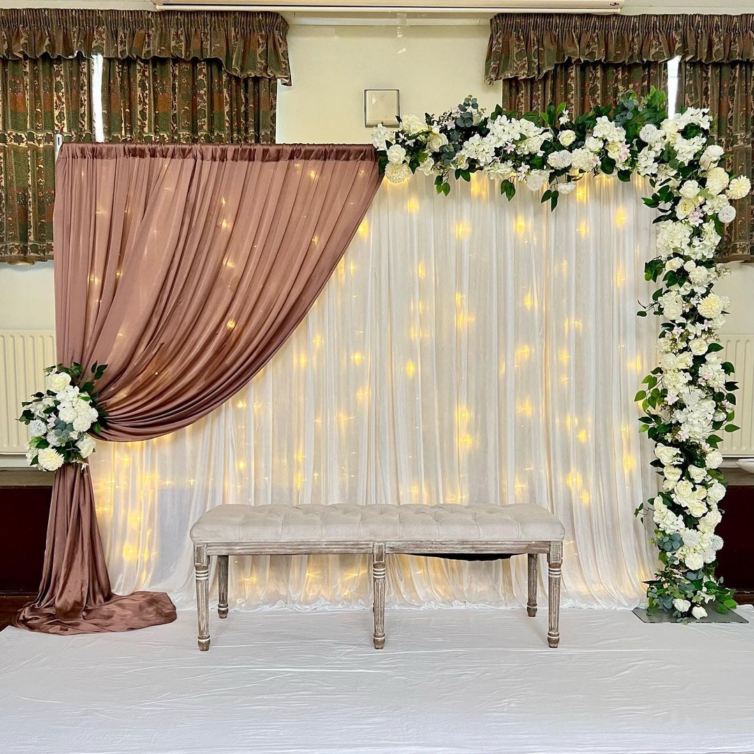 Flower Arch for Events White Flower Decor in Lahore SF Pakistan