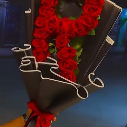Letter Rose Arrangement - SF Pakistan