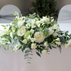 White Funeral Flowers Delivery Lahore - Sendflowers.pk