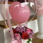 Its a Girl Floral Balloon Box - New Born Baby gifts - sendflowers.pk