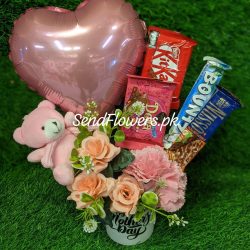 Mother's Day Flower Mug Lahore - SendFlowers.pk
