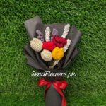 Crochet Handmade Flowers Bouquet Lahore - SendFlowers.pk