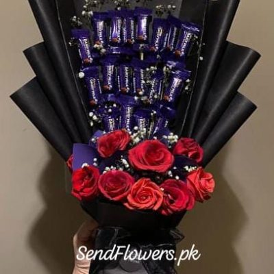 Congratulations Chocolate Bouquet Lahore - SendFlowers.pk