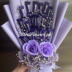 Eid Mubarak Chocolate Bouquet Lahore - SendFlowers.pk