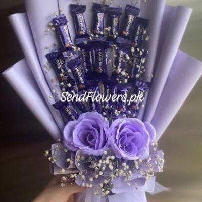Eid Mubarak Chocolate Bouquet Lahore - SendFlowers.pk