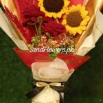 Crochet Mix Flower Bouquet Lahore - SendFlowers.pk