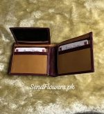 Maroon Bi-Fold Wallet - Image 2