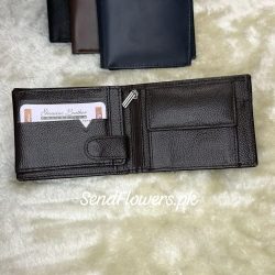 Men Leather Bifold Wallet Pakistan - SendFlowers.pk