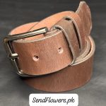 Men's Brown Leather Belt Lahore - SendFlowers.pk