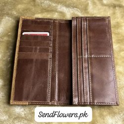 Dual Color Leather Long Wallet Lahore - SendFlowers.pk