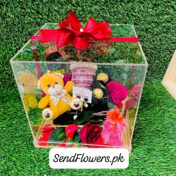 Acrylic Eid Gift Box Lahore - SendFlowers.pk