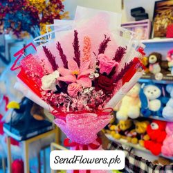 Hand Made Crafted Bouquet Lahore - SendFlowers.pk