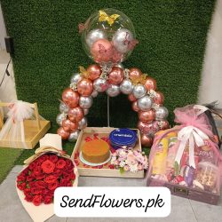 Mother's Day Gift Basket with Flowers Lahore - SendFlowers.pk