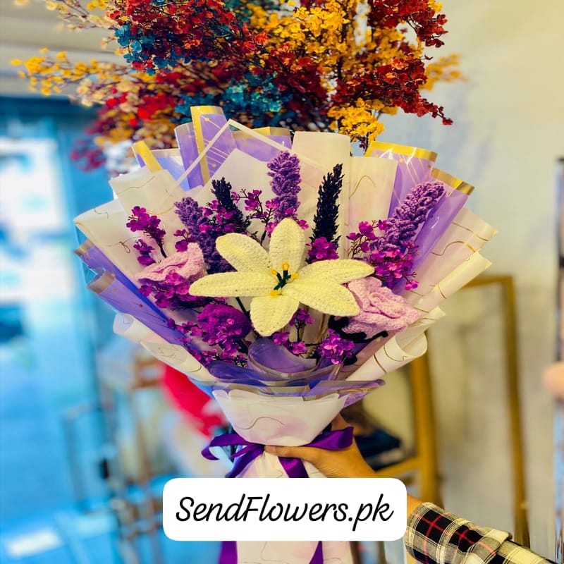 Mother's day Crochet Flowers Mother's day Crochet Flowers Lahore - SendFlowers.pk