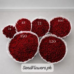 Red Roses Bouquet Delivery Lahore - SendFlowers.pk