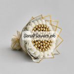Ferrero and Flowers Bouquet Lahore - SendFlowers.pk