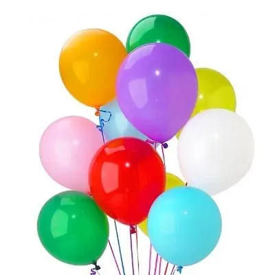 24 Plain Multi Color Balloons - SendFlowers.pk