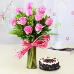 Pink Roses With Sweetness Affairs