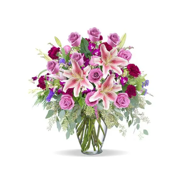 Sunshine Pink Roses SendFlowers To Pakistan