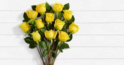 Long Stem Yellow Roses - SendFlowers.pk