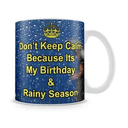 Birthday & Rainy Seasons Mug White - SendFlowers.pk