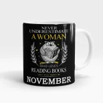 Woman Born In November Mug – Month Customizable White - SendFlowers.pk