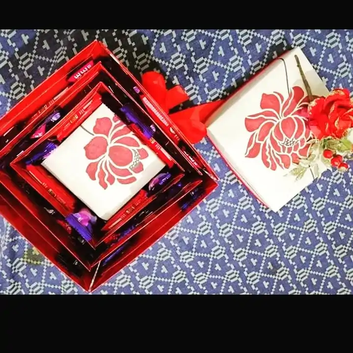 Chocolate Happiness Box - 2 - SendFlowers.pk