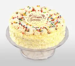 Delivery of Vanilla Special Birthday Cake in Pakistan