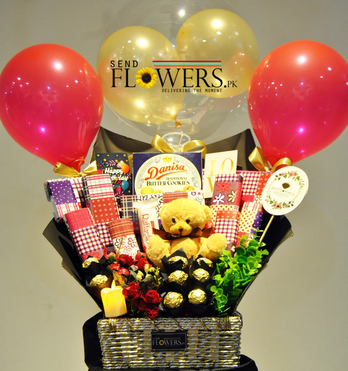 Delivery of Congratulations Love Basket in Pakistan