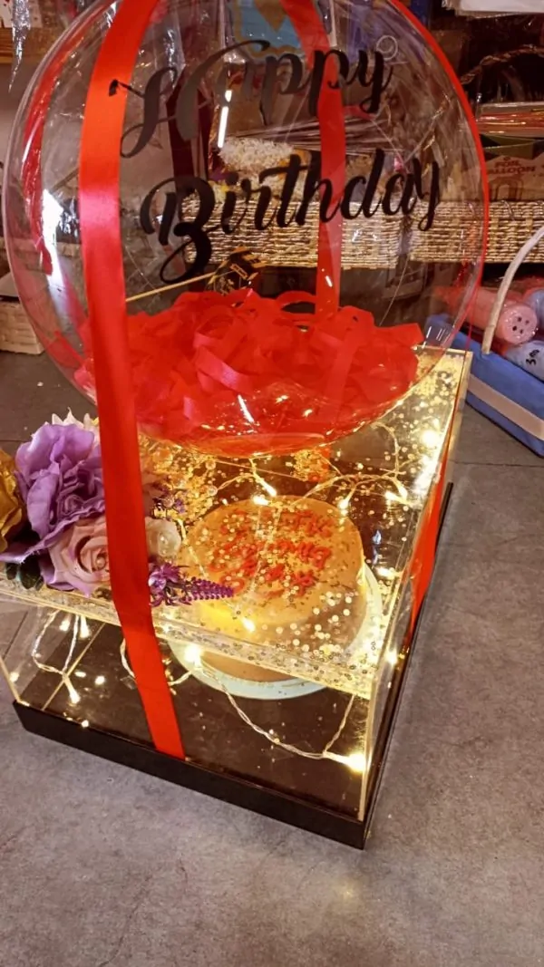 Aicralic cake box delivery in lahore - SendFlowers.pk