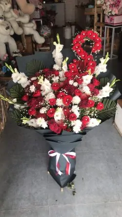 Love Letter Floral Arrangement - SF Pakistan