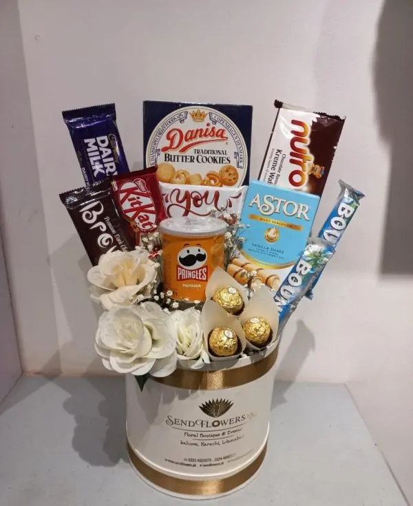 Valentine Chocolate Box Lahore - Sendflowers.pk