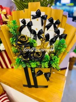 Chocolate and Flower Gift Lahore - SendFlowers.pk